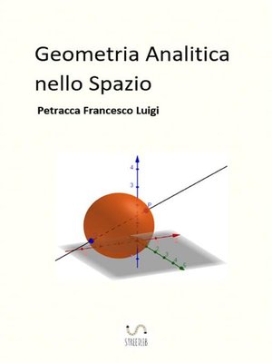 cover image of Geometria Analitica nello Spazio